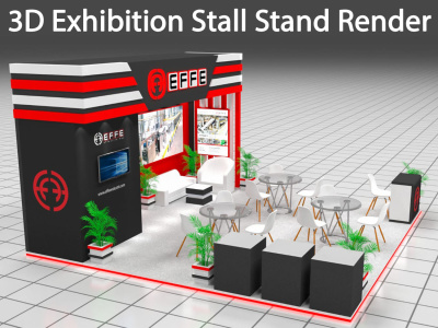3D Exhibition Stall design, Booth Trade Show Design