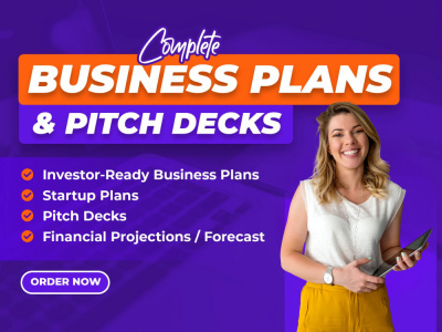 Investor/bank ready Business Plan including Financial Projections