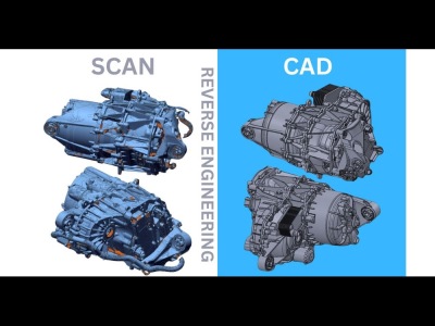 To Design Mechanical parts through reverse engineering