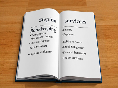 Book keeping data entry, financial statement analysis, tax returns