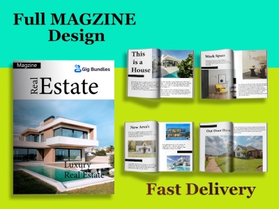 Design full magazine, magazine ad and any project with adobe