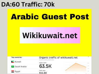Publish Arabic guest post on Wikikuwait.net with dofollow links