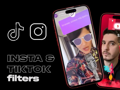 Beautiful Instagram filter or game for your account! (Spark AR Studio)