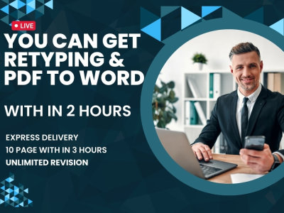 Document retyping and Pdf Edting