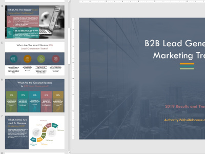 A beautifully designed PowerPoint/Google Slides template for your business