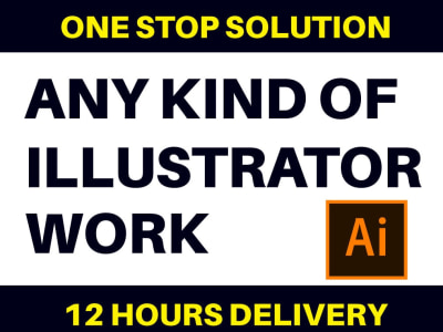 A graphic design/edit from an Adobe Illustrator expert