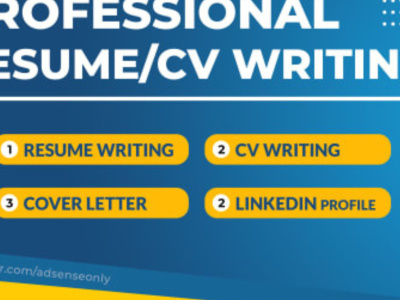 Your CV, resume, cover letter and optimize linkedin account
