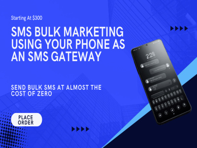 A bulk SMS sending application that use your phone as an SMS gateway ...