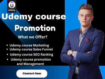 Increased Udemy Course Organic Engagement, Sales and Full Management