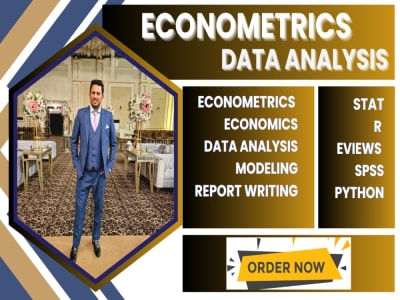 Econometrics, financial economics, data analysis through STATA, R, EViews