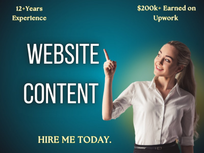 High-quality website content and copywriting from SEO content writer