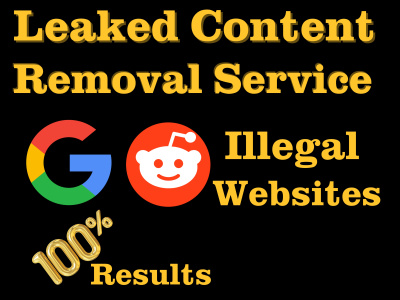 Remove leaked content from google search results under dmca