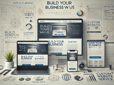 Custom full-stack website with responsive design and dynamic features ...