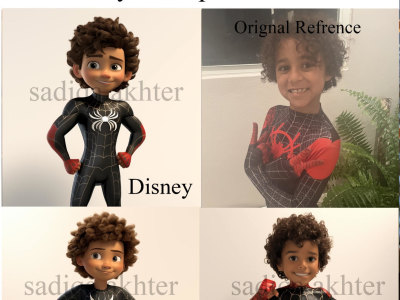 Custom Character Portraits: Realistic, 2D/3D, Cartoon Style Illustrations