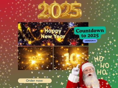 A new year entry video. 2025 Christmas celebration video.