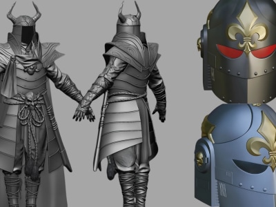 Custom 3d mask 3d helmet, 3d cosplay costume, 3d model for 3d printing