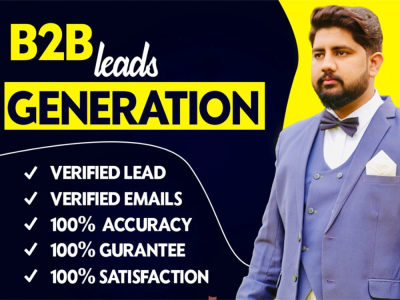 Targeted b2b lead generation, linkedin research and email list building