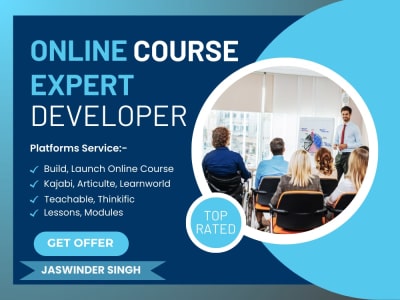 Online Course Creation: Add, Edit, and Manage Course, Modules