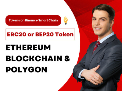 Bep20, erc20 token and smart contract on ethereum and bsc blockchain