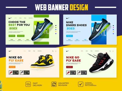 Web banner, hero image, Google banner ads, and Shopify banner Design