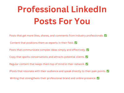 A POWERFUL LinkedIn post, article & content | LinkedIn writer & ghostwriter