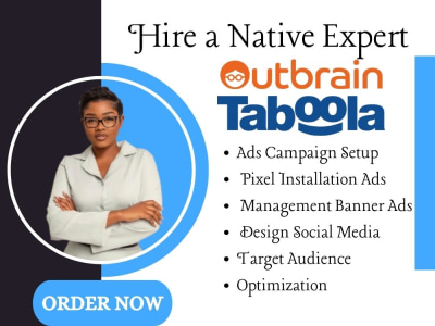 Your taboola ads, outbrain ads goggle ads and mgid native ads campaign