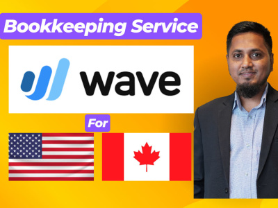 Bookkeeping Service through Wave Accounting for USA Canada