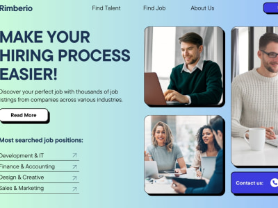 High-Impact Recruitment Website, Job board website for your business plan