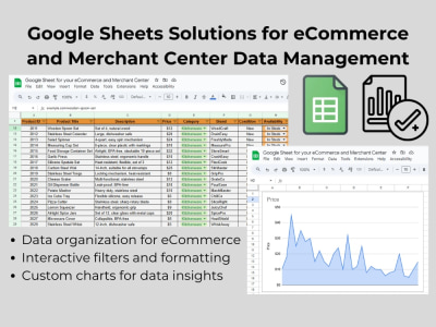 Organized Data Solutions in Google Sheets for eCommerce | Upwork
