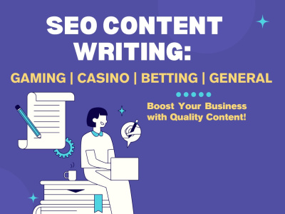 SEO Content Writing/Proofread/Translation: Casino | Betting | General