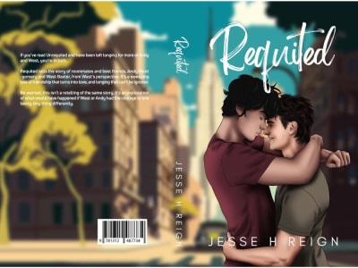 Illustrated romance, children, paperback, fantasy, ebook, comic book cover