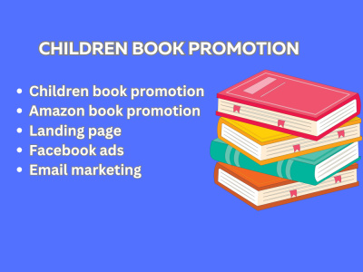 Children’s book promotion Amazon KDP ads, landing page, eBook marketing