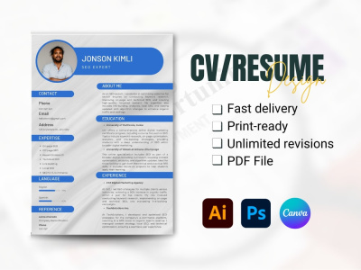 Professional CV/Resume and cover letter within 3 hours