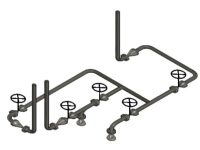 Industrial Equipment and Plant Layout Design in AutoCAD Plant 3D.