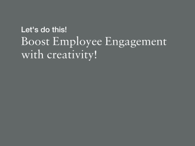 90-minute Creative Webinar to boost Employee Engagement