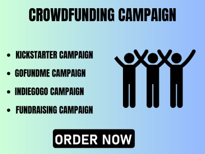 Crowdfunding Campaign Crowdfunding Promotion for Kickstarter Indiegogo