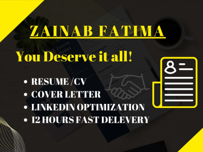 Resume writing, Cover letter and Optimization LinkedIn