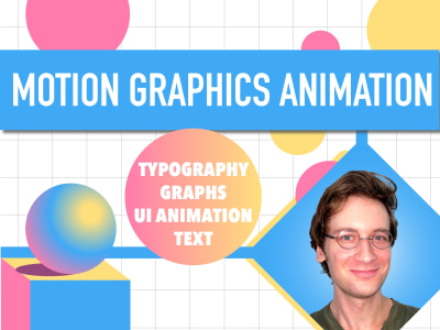 An animated motion graphics sequence for your video