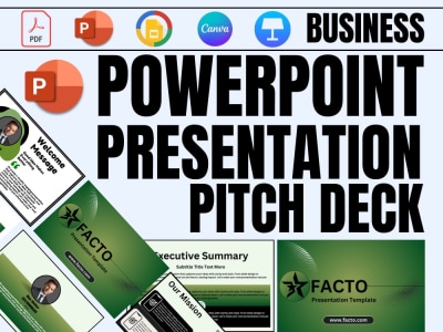 Design professional prezi, powerpoint and canva presentation pitch deck
