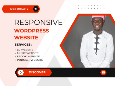Author website, course website, ebook website, music website