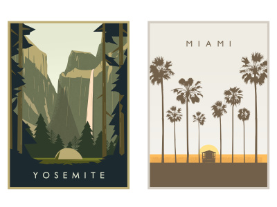 A beautiful minimalist travel poster for your need