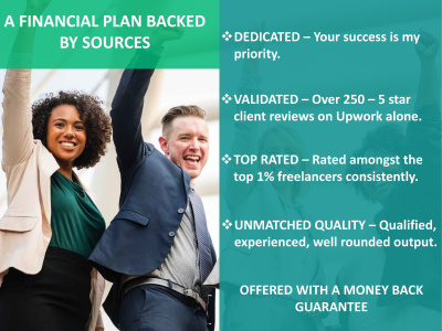 A financial plan / financial forecast / business valuation / proforma