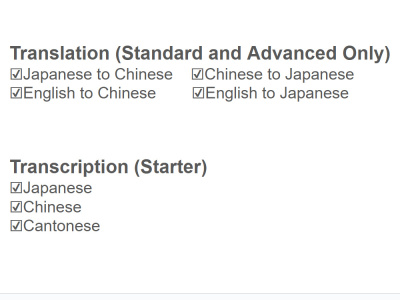 Translation in Japanese or Chinese