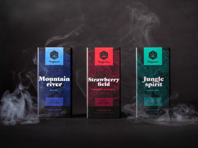 A unique and premium modern cbd hemp and vape packaging