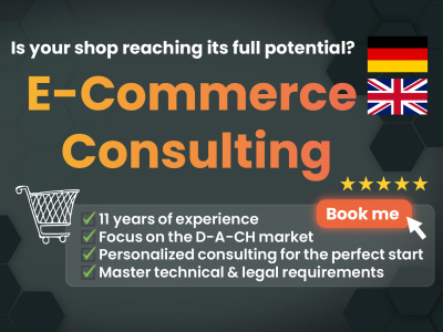 Expert consulting to optimize your eCommerce or launch your online shop