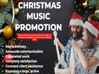 Organic christmas xmas spotify music promotion