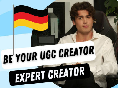 German professional spokesperson UGC video and testimony