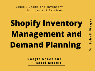 Shopify Inventory Management and Demand Planning Model