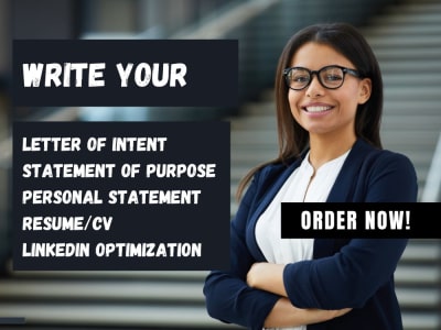 A personal statement, SOP, letter of intent, Resume/CV, admission essay