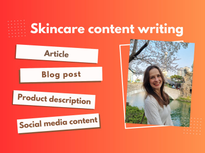 Engaging skincare content for your blog or website